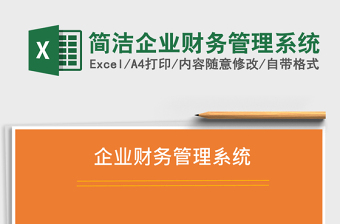 2021年簡(jiǎn)潔企業(yè)財(cái)務(wù)管理系統(tǒng)