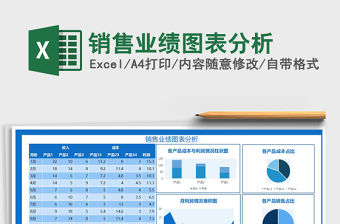 2021年銷售業績圖表分析