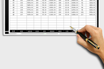 2022年商品进销存明细表免费下载