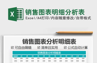 2021年銷售圖表明細(xì)分析表