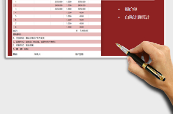 2022年自動(dòng)計(jì)算報(bào)價(jià)單免費(fèi)下載