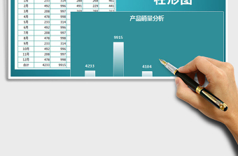 2021年產(chǎn)品銷量分析—柱形圖免費下載