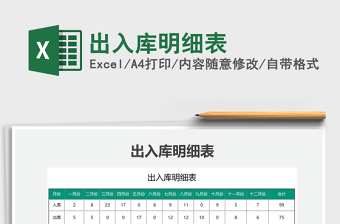 2021年出入庫(kù)明細(xì)表