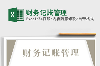 2022年財(cái)務(wù)記賬管理