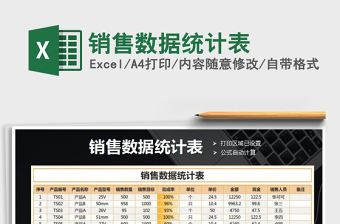 2021年銷售數(shù)據(jù)統(tǒng)計(jì)表