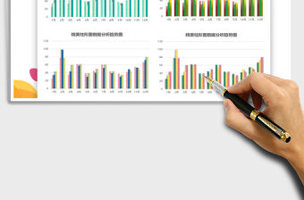 2021年產品銷量分析柱形圖（可視化）免費下載