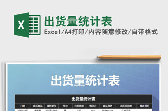 2021年出貨量統計表