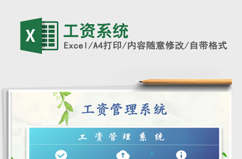 2022年工資系統(tǒng)