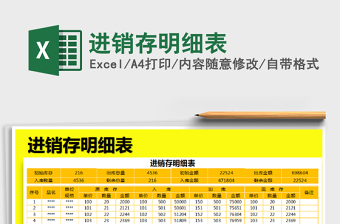 2021年進(jìn)銷存明細(xì)表