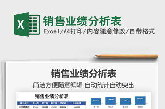 2021年銷售業(yè)績分析表