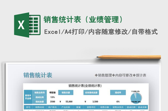 2021年銷售統(tǒng)計表（業(yè)績管理）