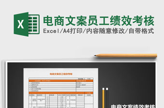 2022年電商文案員工績效考核