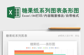 2022年糖果紙系列圖表條形圖免費下載