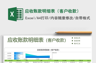 2021年應收賬款明細表（客戶收款）