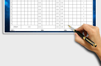 2022年員工工資表—自動統計