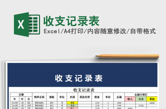 2021年收支記錄表