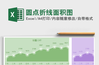 2021年圓點(diǎn)折線面積圖免費(fèi)下載