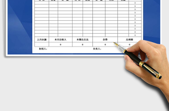 2022年月度收支利润统计报表免费下载