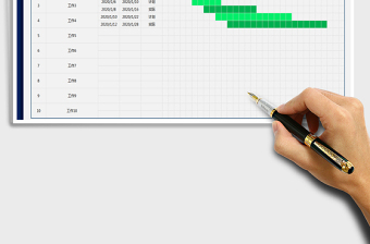 2021年工作计划表-甘特图