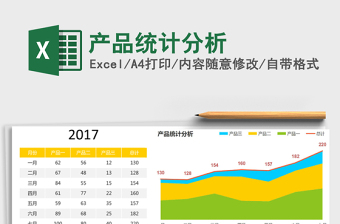 2021年產(chǎn)品統(tǒng)計(jì)分析免費(fèi)下載