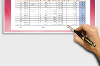 2022年員工工資表免費(fèi)下載