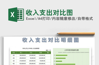 2021年收入支出對(duì)比圖