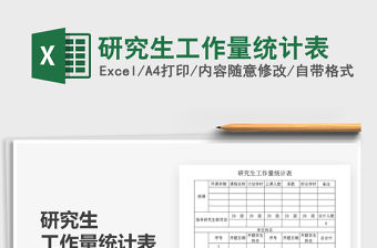 2021年研究生工作量統計表