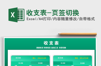 2021年收支表-頁簽切換