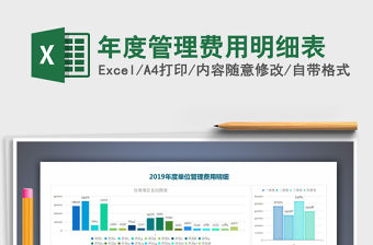 2021年年度管理費用明細表