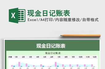 2021年現(xiàn)金日記賬表