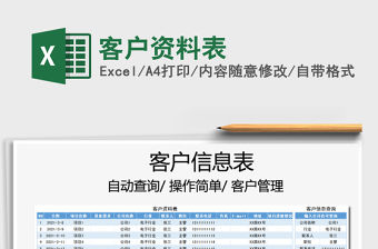 2021年客戶資料表