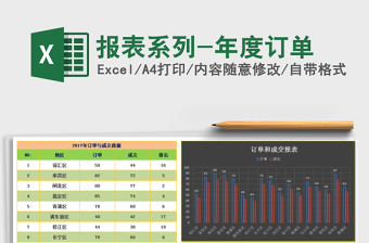 2022年報表系列-年度訂單免費下載