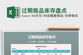 2021年過(guò)期商品庫(kù)存盤點(diǎn)