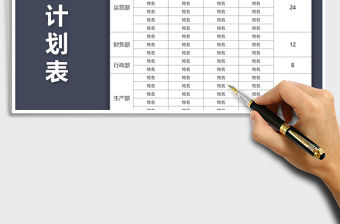 2021年人力資源裁員計劃表