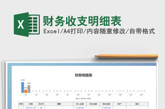 2021年財務收支明細表