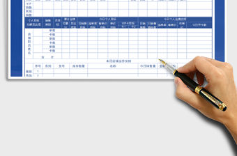 2021年門店經營日報表（自動計算）免費下載