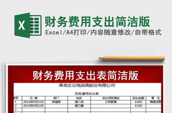 2021年財(cái)務(wù)費(fèi)用支出簡(jiǎn)潔版