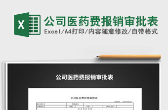 2022年公司醫藥費報銷審批表