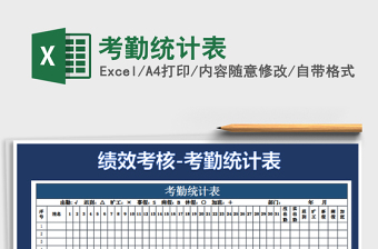 2021年考勤統(tǒng)計(jì)表