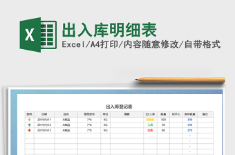 2022年出入庫(kù)明細(xì)表