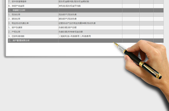 2021年财务分析指标免费下载