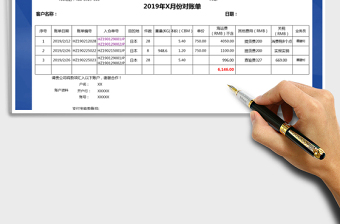 2021年對賬單