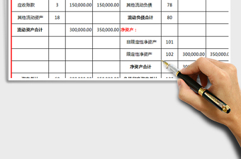 2021年互助资金协会资产负债表