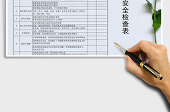 2022年塔吊安全檢查表免費下載