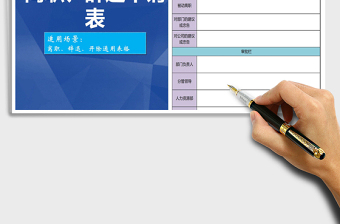 2022年員工離職申請表免費下載