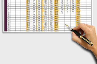 2021年工資表（數據顯示自動計算）