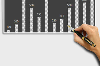 2022年黑底經(jīng)典網(wǎng)狀柱形圖免費(fèi)下載