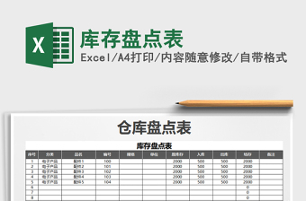 2022年庫(kù)存盤點(diǎn)表免費(fèi)下載