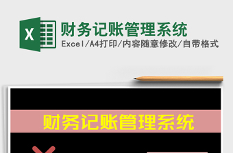 2021年財(cái)務(wù)記賬管理系統(tǒng)