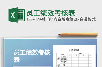 2022年員工績效考核表免費下載